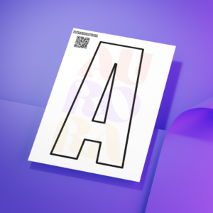 Molde de Letras - Reto - A4