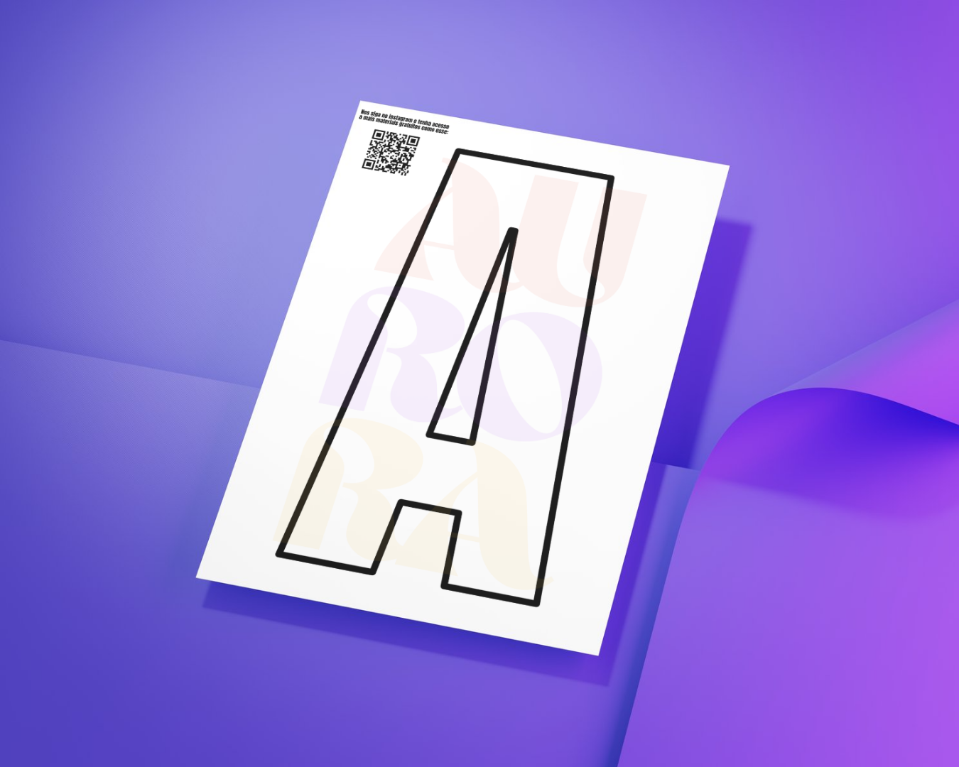 Molde de Letras - Reto - A4