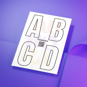 Molde de Letras – Reto – A6