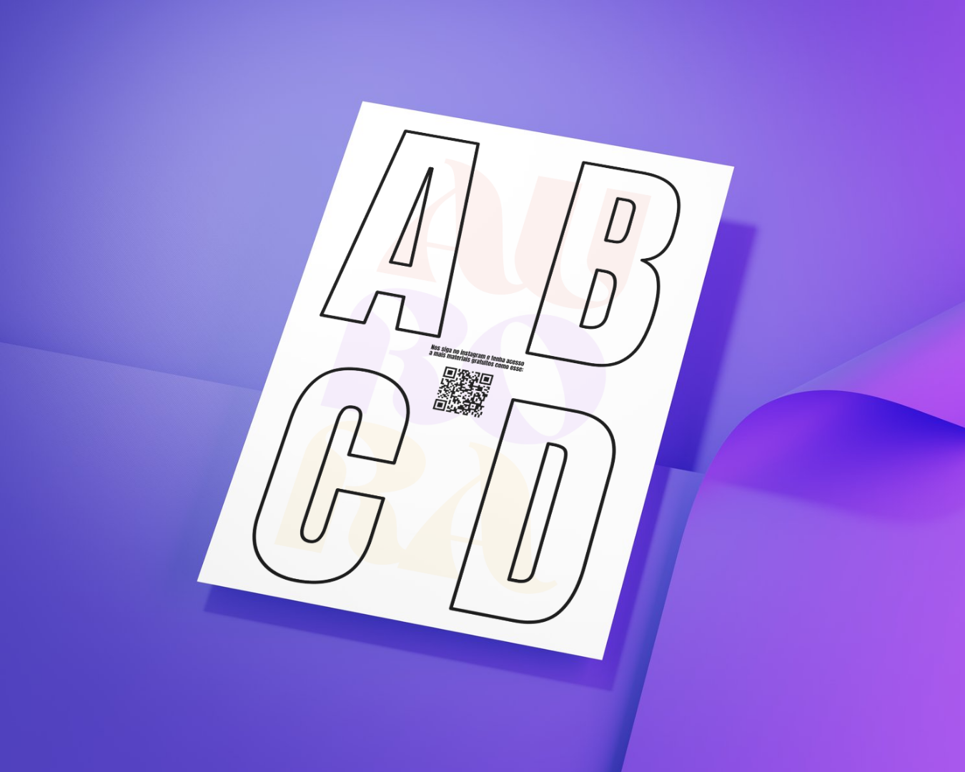 Molde de Letras – Reto – A6